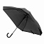 Зонт-трость с квадратным куполом, Mistral, черный с логотипом в Астрахани заказать по выгодной цене в кибермаркете AvroraStore