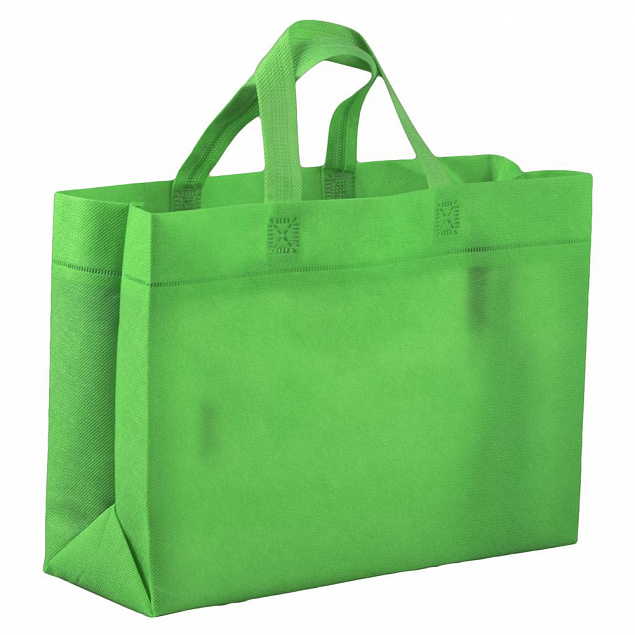 Сумка для покупок Span 3D, зеленая с логотипом в Астрахани заказать по выгодной цене в кибермаркете AvroraStore
