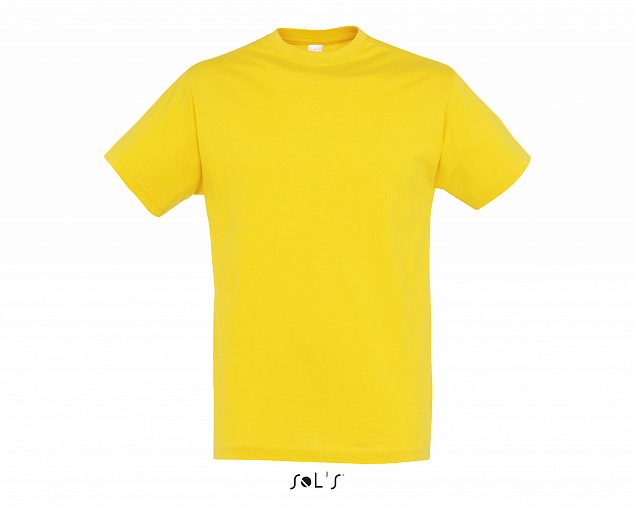 Фуфайка (футболка) REGENT мужская,Жёлтый XXS с логотипом в Астрахани заказать по выгодной цене в кибермаркете AvroraStore