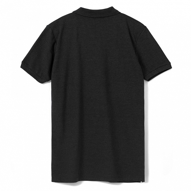 Рубашка поло мужская PHOENIX MEN, черная с логотипом в Астрахани заказать по выгодной цене в кибермаркете AvroraStore