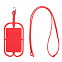Чехол для карты на телефон Nicolaus, красный с логотипом в Астрахани заказать по выгодной цене в кибермаркете AvroraStore