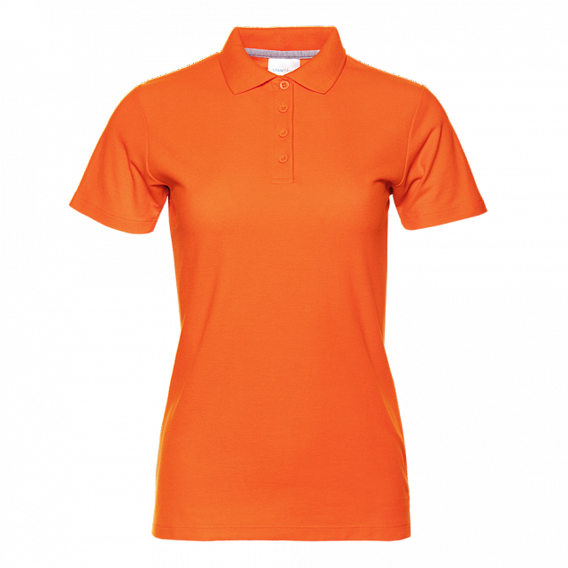 Рубашка поло Рубашка женская 104W Оранжевый с логотипом в Астрахани заказать по выгодной цене в кибермаркете AvroraStore