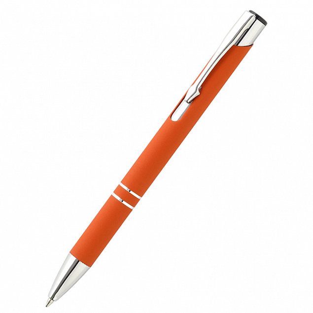 Ручка металлическая Molly - Оранжевый OO с логотипом в Астрахани заказать по выгодной цене в кибермаркете AvroraStore