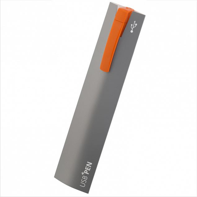 Ручка с флеш-картой USB 8GB «TURNUS M» с логотипом в Астрахани заказать по выгодной цене в кибермаркете AvroraStore