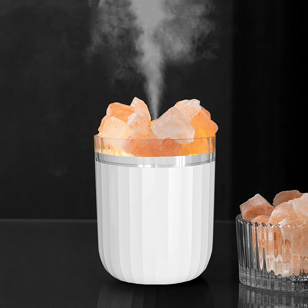 Увлажнитель-ароматизатор с кристаллами соли Crystal Fog с логотипом в Астрахани заказать по выгодной цене в кибермаркете AvroraStore