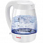 Чайник Glass Kettle, белый с логотипом в Астрахани заказать по выгодной цене в кибермаркете AvroraStore