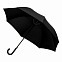 Зонт-трость Torino, черный с логотипом в Астрахани заказать по выгодной цене в кибермаркете AvroraStore
