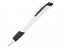 Ручка шариковая Соната, белый/черный с логотипом в Астрахани заказать по выгодной цене в кибермаркете AvroraStore