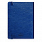 Ежедневник недатированный Boomer, А5,  синий ройал, кремовый блок, без обреза с логотипом в Астрахани заказать по выгодной цене в кибермаркете AvroraStore