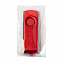 USB flash-карта DOT (16Гб), красный, 5,8х2х1,1см, пластик, металл с логотипом в Астрахани заказать по выгодной цене в кибермаркете AvroraStore