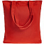Холщовая сумка Avoska, красная с логотипом в Астрахани заказать по выгодной цене в кибермаркете AvroraStore