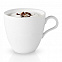 Чашка для капучино Legio, белая с логотипом в Астрахани заказать по выгодной цене в кибермаркете AvroraStore