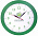Часы настенные Vivid large, зеленые с логотипом в Астрахани заказать по выгодной цене в кибермаркете AvroraStore
