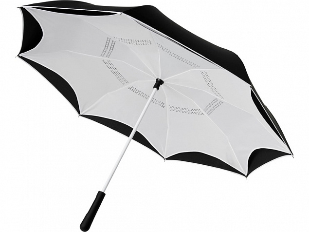 Зонт-трость Yoon с обратным сложением с логотипом в Астрахани заказать по выгодной цене в кибермаркете AvroraStore