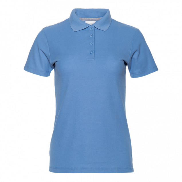 Рубашка поло Рубашка женская 04WL Голубой с логотипом в Астрахани заказать по выгодной цене в кибермаркете AvroraStore