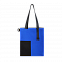 Шоппер Superbag Color (синий с чёрным) с логотипом в Астрахани заказать по выгодной цене в кибермаркете AvroraStore
