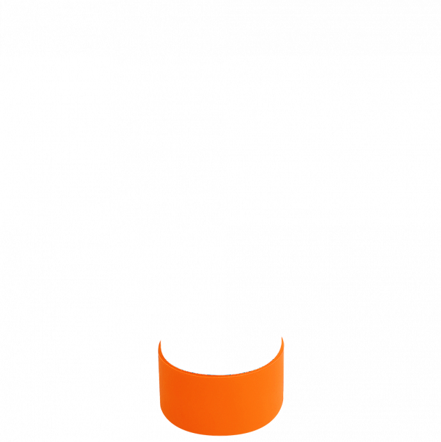 Манжета силиконовая для термобутылки Olivia, оранжевый с логотипом в Астрахани заказать по выгодной цене в кибермаркете AvroraStore