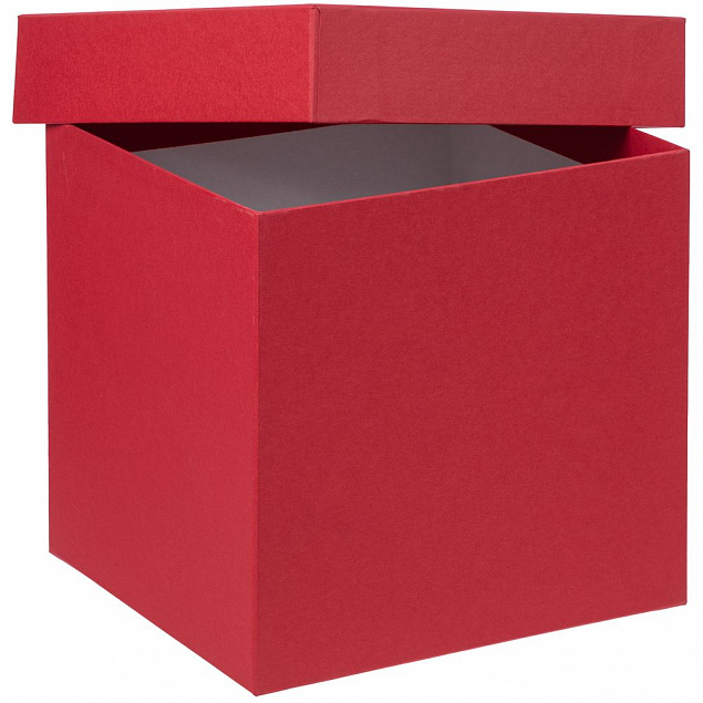 Коробка Cube M, красная с логотипом в Астрахани заказать по выгодной цене в кибермаркете AvroraStore
