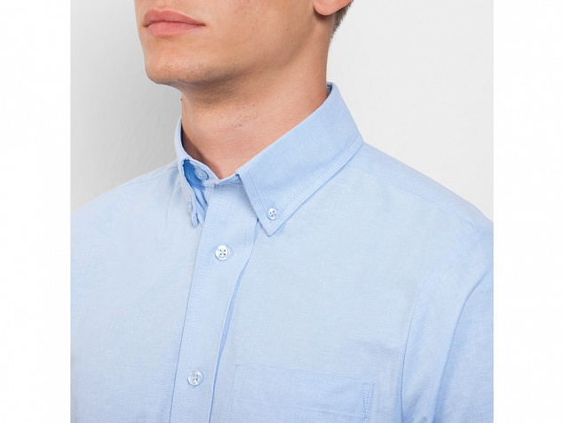 Рубашка с длинным рукавом «Oxford», мужская с логотипом в Астрахани заказать по выгодной цене в кибермаркете AvroraStore