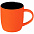 Кружка Surprise Touch Black c покрытием софт-тач, оранжевая с логотипом в Астрахани заказать по выгодной цене в кибермаркете AvroraStore