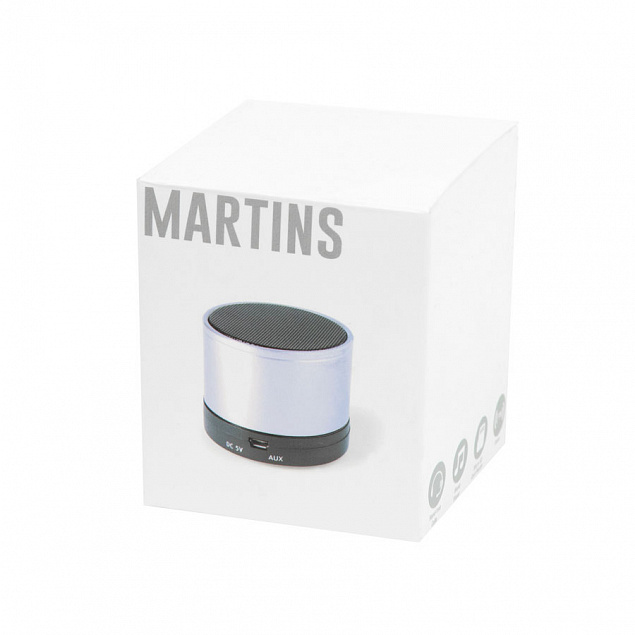 Портативная bluetooth-колонка "Martins" с логотипом в Астрахани заказать по выгодной цене в кибермаркете AvroraStore