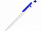 Ручка шариковая Этюд, белый/синий с логотипом в Астрахани заказать по выгодной цене в кибермаркете AvroraStore
