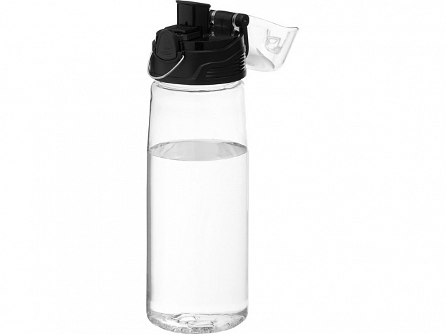 Бутылка спортивная Capri, прозрачный с логотипом в Астрахани заказать по выгодной цене в кибермаркете AvroraStore