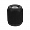 Колонка Bluetooth DRHUM круглая, черная с логотипом в Астрахани заказать по выгодной цене в кибермаркете AvroraStore
