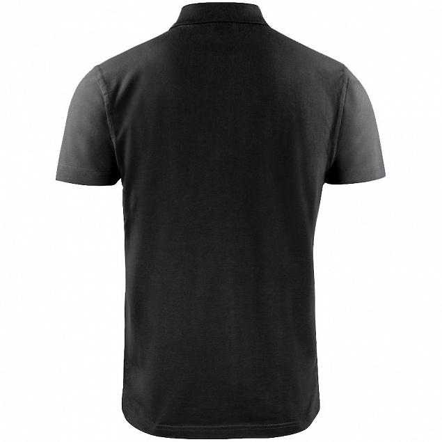 Рубашка поло мужская SURF, черная с логотипом в Астрахани заказать по выгодной цене в кибермаркете AvroraStore
