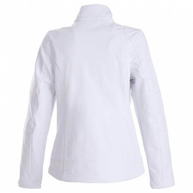 Куртка софтшелл женская TRIAL LADY, белая с логотипом в Астрахани заказать по выгодной цене в кибермаркете AvroraStore