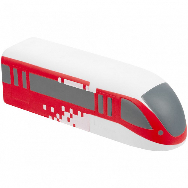 Антистресс «Поезд», белый с красным с логотипом в Астрахани заказать по выгодной цене в кибермаркете AvroraStore