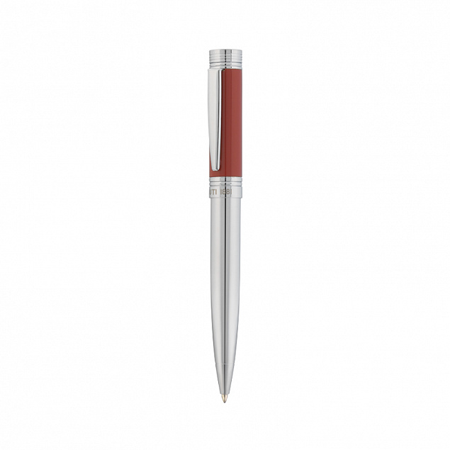 Ручка шариковая Zoom Red с логотипом в Астрахани заказать по выгодной цене в кибермаркете AvroraStore