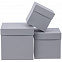 Коробка Cube M, серая с логотипом в Астрахани заказать по выгодной цене в кибермаркете AvroraStore