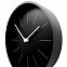 Часы настенные Berne, черные с логотипом в Астрахани заказать по выгодной цене в кибермаркете AvroraStore
