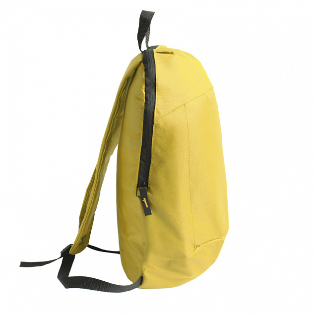 Рюкзак Rush, жёлтый, 40 x 24 см, 100% полиэстер 600D с логотипом в Астрахани заказать по выгодной цене в кибермаркете AvroraStore