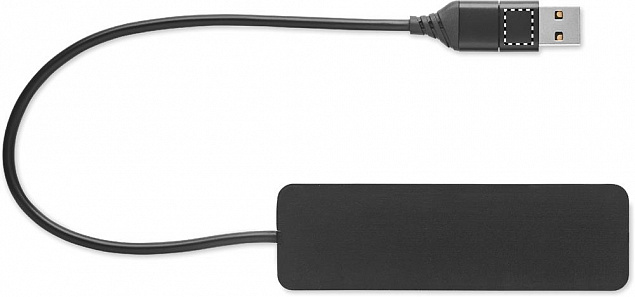 USB-C 4-портовый USB-концентрат с логотипом в Астрахани заказать по выгодной цене в кибермаркете AvroraStore