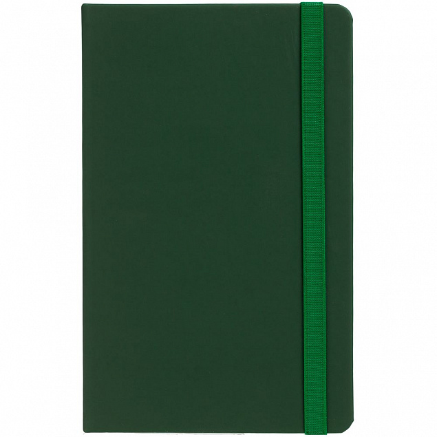Блокнот Shall, зеленый, с белой бумагой с логотипом в Астрахани заказать по выгодной цене в кибермаркете AvroraStore