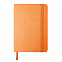 Блокнот SHADY JUNIOR с элементами планирования,  А6, оранжевый, кремовый блок, оранжевый  обрез с логотипом в Астрахани заказать по выгодной цене в кибермаркете AvroraStore