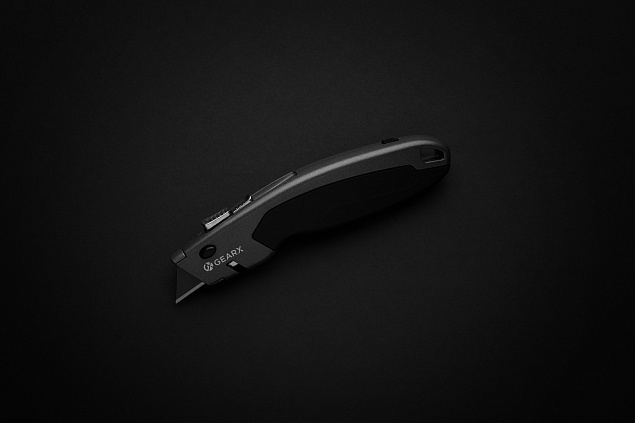 Сверхпрочный строительный нож Gear X с логотипом в Астрахани заказать по выгодной цене в кибермаркете AvroraStore