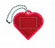 Светоотражатель в форме сердца с логотипом в Астрахани заказать по выгодной цене в кибермаркете AvroraStore