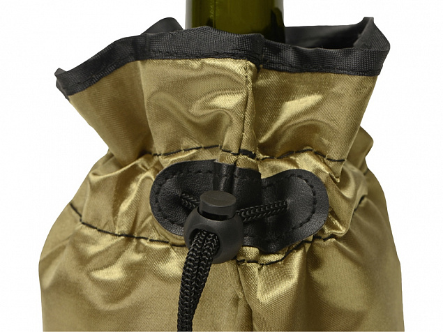 PWC CHAMP. COOLER BAG GOLD/Охладитель для бутылки шампанского Cold bubbles, золотой с логотипом в Астрахани заказать по выгодной цене в кибермаркете AvroraStore