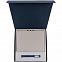 Коробка Memoria под ежедневник и ручку, синяя с логотипом в Астрахани заказать по выгодной цене в кибермаркете AvroraStore