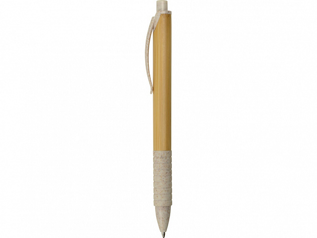 Ручка из бамбука и переработанной пшеницы шариковая «Nara» с логотипом в Астрахани заказать по выгодной цене в кибермаркете AvroraStore