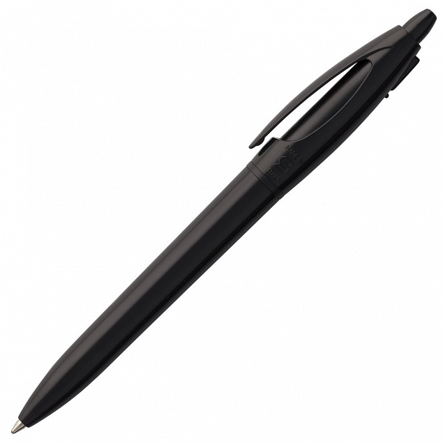 Ручка шариковая S! (Си), черная с логотипом в Астрахани заказать по выгодной цене в кибермаркете AvroraStore