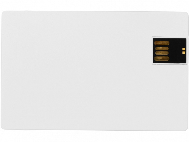 USB-флешка на 16 Гб Card в виде пластиковой карты  с логотипом в Астрахани заказать по выгодной цене в кибермаркете AvroraStore