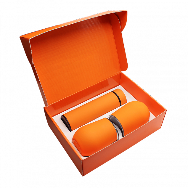 Набор Hot Box C2 W (оранжевый) с логотипом в Астрахани заказать по выгодной цене в кибермаркете AvroraStore