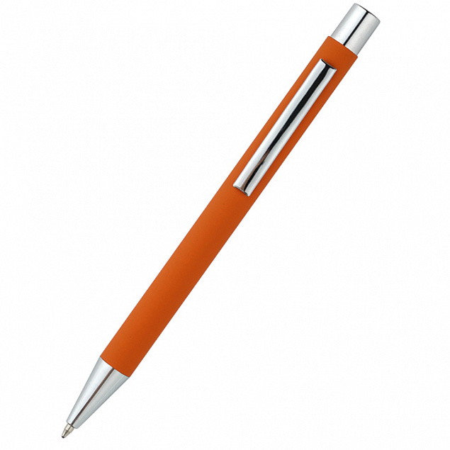 Ручка металлическая Rebecca - Оранжевый OO с логотипом в Астрахани заказать по выгодной цене в кибермаркете AvroraStore