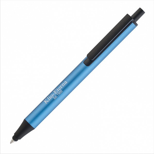 Ручка шариковая со стилусом FLUTE TOUCH, синий с логотипом в Астрахани заказать по выгодной цене в кибермаркете AvroraStore