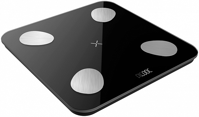 Умные диагностические весы Picooc Mini Lite Black (6924917717469), черный с логотипом в Астрахани заказать по выгодной цене в кибермаркете AvroraStore