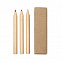Набор DENOK из 3 карандашей с логотипом в Астрахани заказать по выгодной цене в кибермаркете AvroraStore